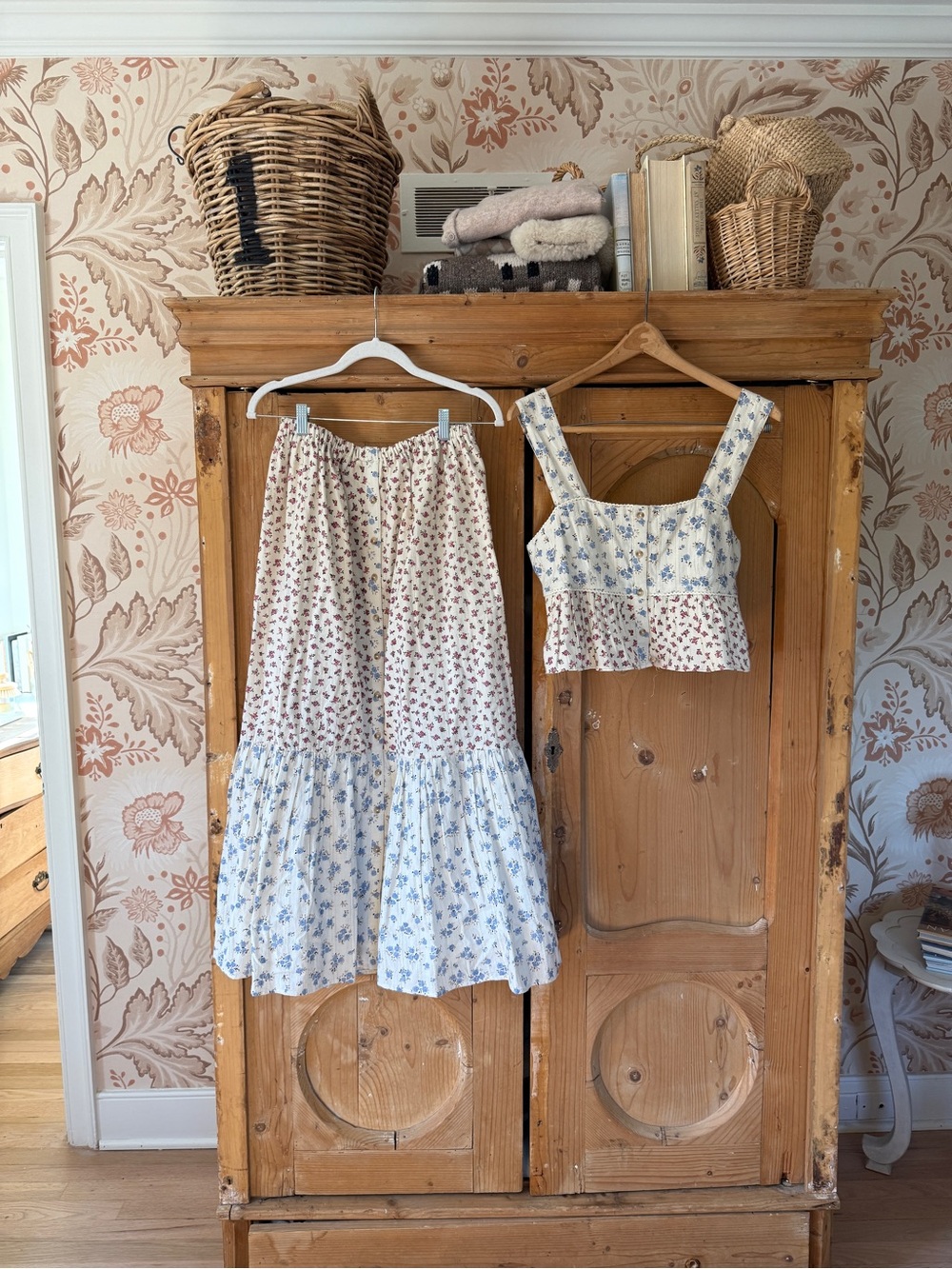 Sezane Skirt and Top matching set